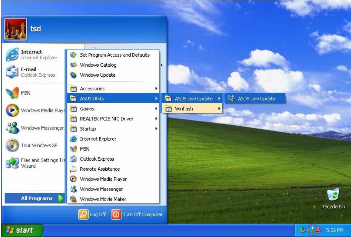 ASUS A3FP - How to update BIOS and Drivers via ASUS Live Update - 1