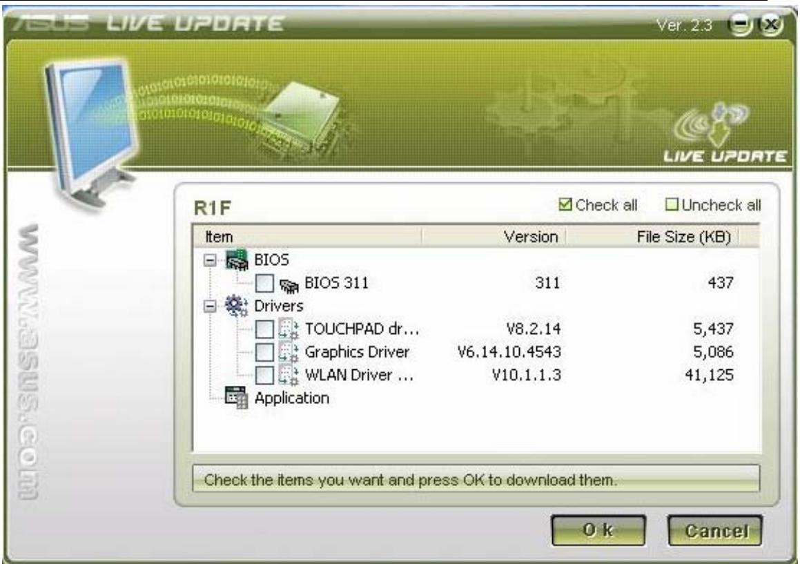 ASUS A3HF - How to update BIOS and Drivers via ASUS Live Update - 2