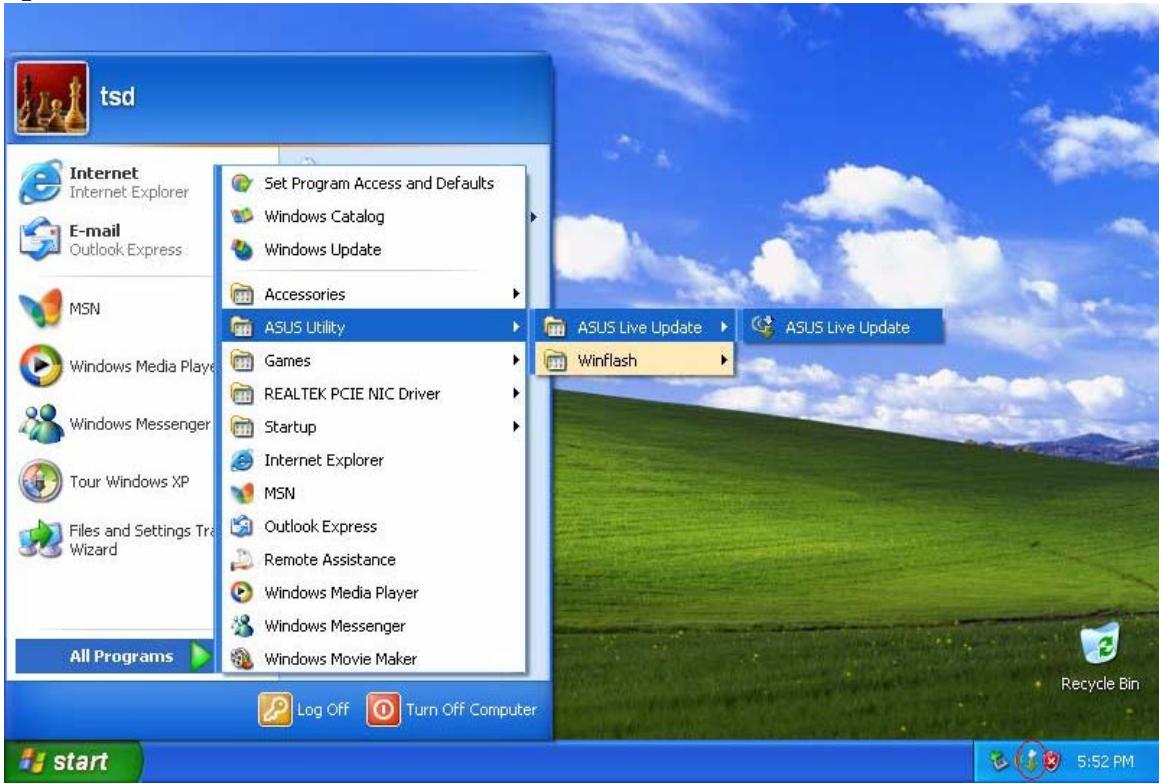 ASUS Z91H - How to update BIOS and Drivers via ASUS Live Update - 1