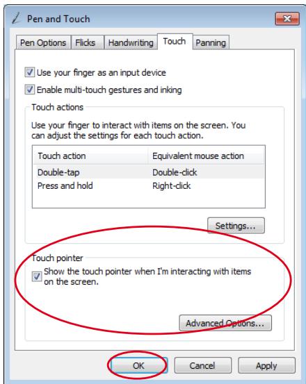 ASUS ET2700INKS - Showing the touch pointer - 3
