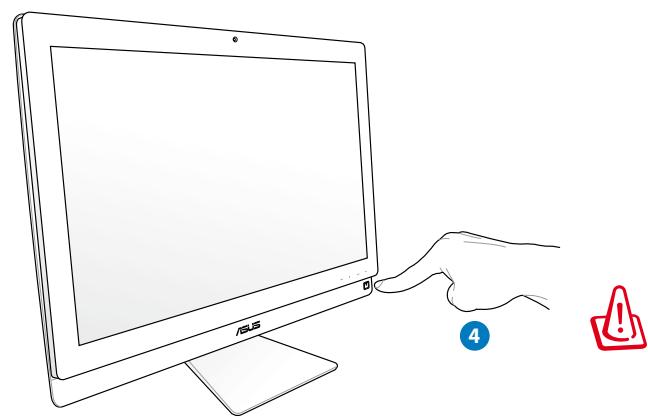 ASUS ET2700INKS - Powering on the system - 2