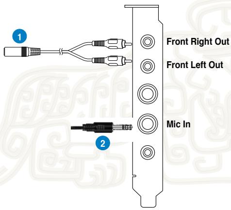 ASUS XONAR ESSENCE ST,  XONAR ESSENCE STX - Connecting a microphone - 3