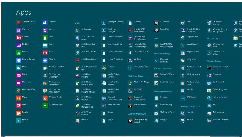 ASUS ET2220IUTI-B122K - Accessing All Apps - 1