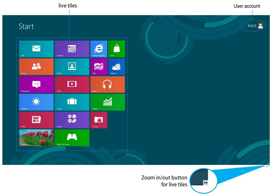 ASUS ET2220IUTI-B122K - Start screen - 1