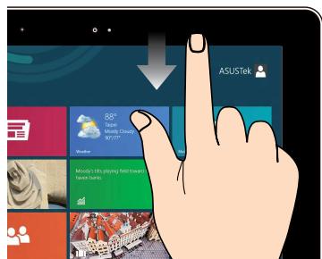 ASUS ET2220IUTI-B122K - Top edge swipe - 1