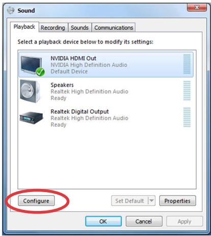 ASUS ET2220IUTI-B122K - To configure the audio output via an HDMI device: - 3
