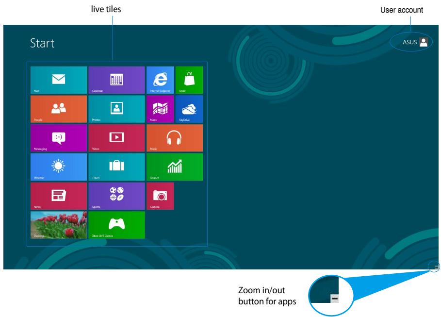 ASUS ET2702IGTH-B028K - Start screen - 1