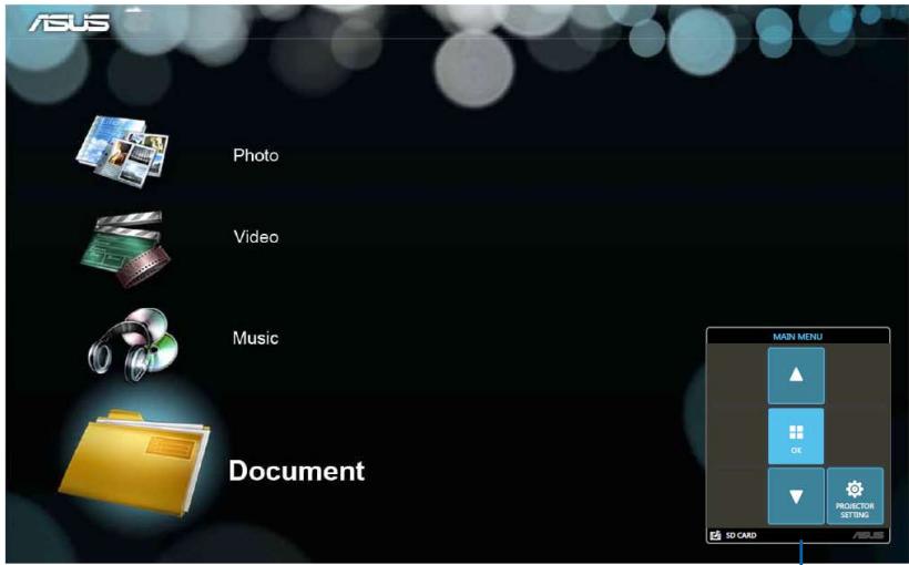 ASUS P2E - Launching programs from the onscreen display menu - 1