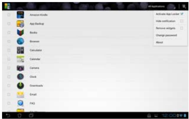 ASUS TF700T-1I0 - To use App Locker: - 2