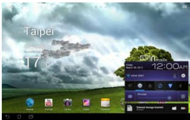 ASUS TF700T-1I0 - To access the internal storage device: - 4