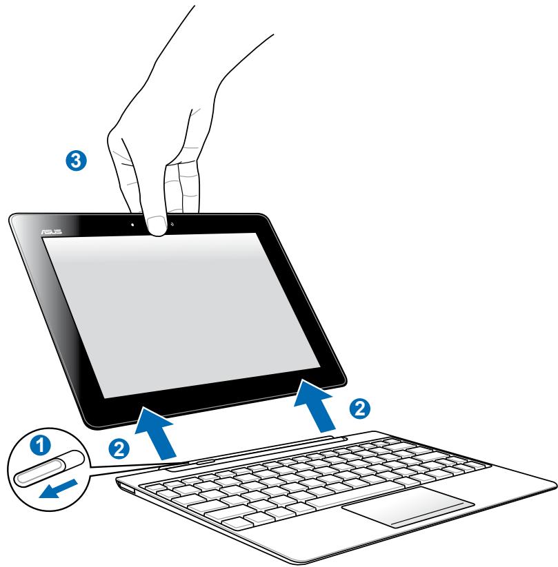 ASUS TF700T-1I0 - Undocking the ASUS Transformer Pad - 1