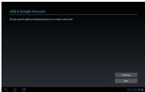 ASUS TF700T-1I0 - To set up a Gmail account: - 2