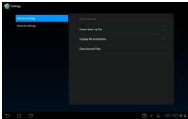 ASUS TF700T-1I0 - To configure the settings: - 1