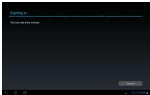 ASUS TF700T-1I0 - To set up a Gmail account: - 3