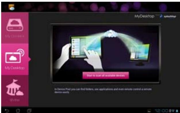 ASUS TF700T-1I0 - Using MyDesktop on your ASUS Transformer Pad: - 1