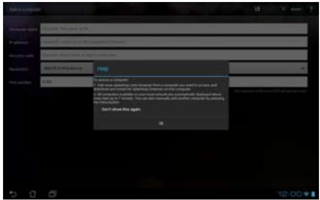 ASUS TF700T-1I0 - Using MyDesktop on your ASUS Transformer Pad: - 3