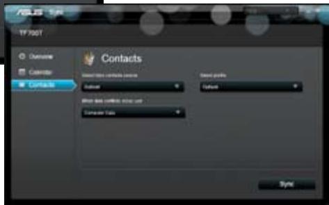 ASUS TF700T-1I0 - To synchronize your ASUS Transformer Pad with your PC: - 4