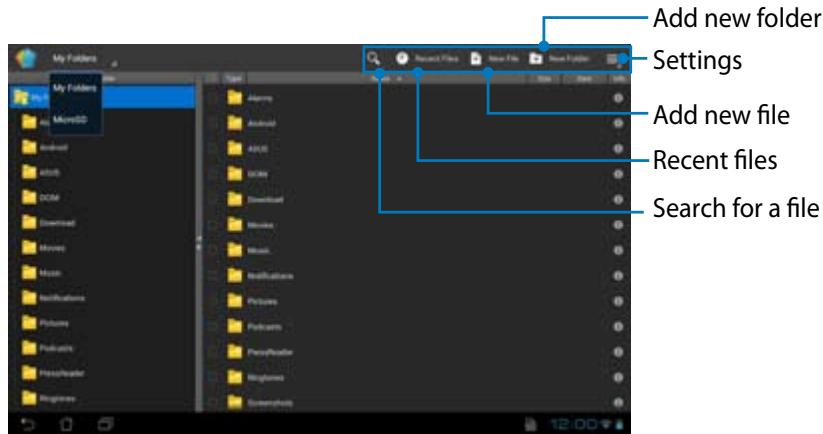 ASUS TF700T-1I0 - To use Polaris® Office: - 3