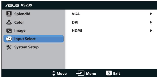 ASUS VS239HV - Input Select - 1