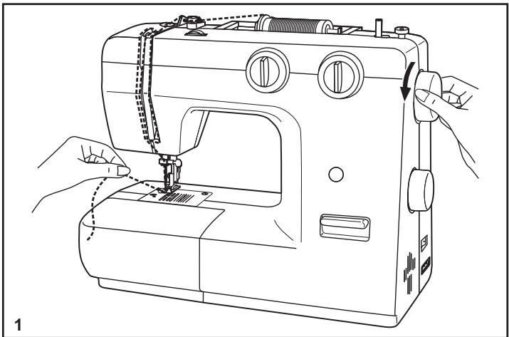 SINGER 1120 - Raising the bobbin thread - 1