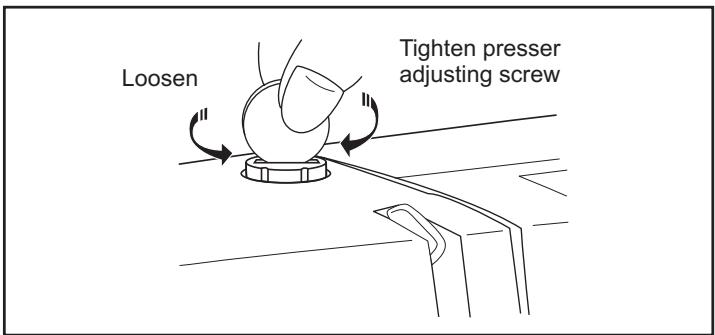 SINGER 1120 - Adjusting presser foot pressure - 2