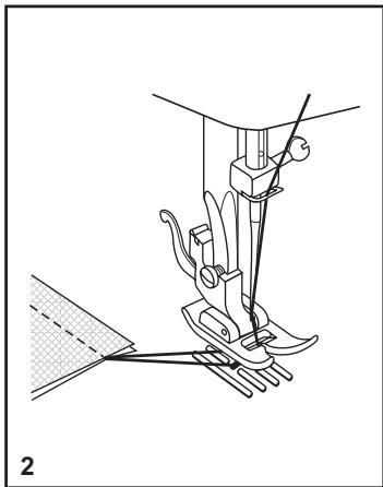 SINGER 1120 - Cutting the thread - 2