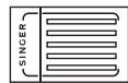 SINGER 1120 - Standard accessories - 8