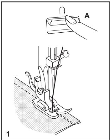 SINGER 1120 - Cutting the thread - 1