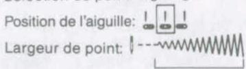 SINGER 7011 - Réglages recommandés - 1