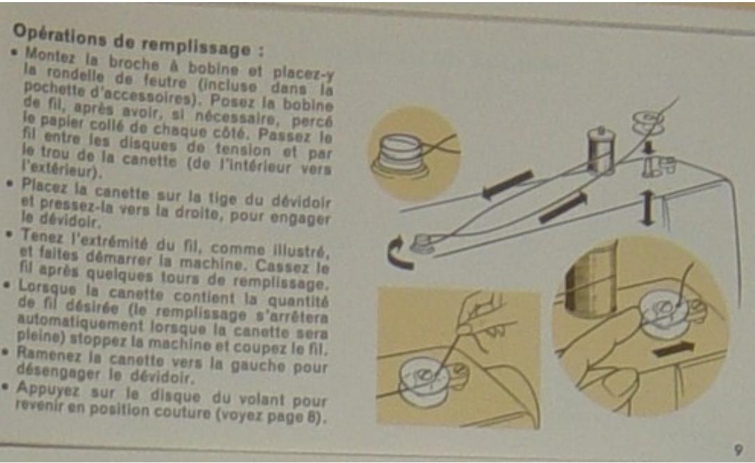 SINGER 354 - Choix de laiguille et du fil - 2