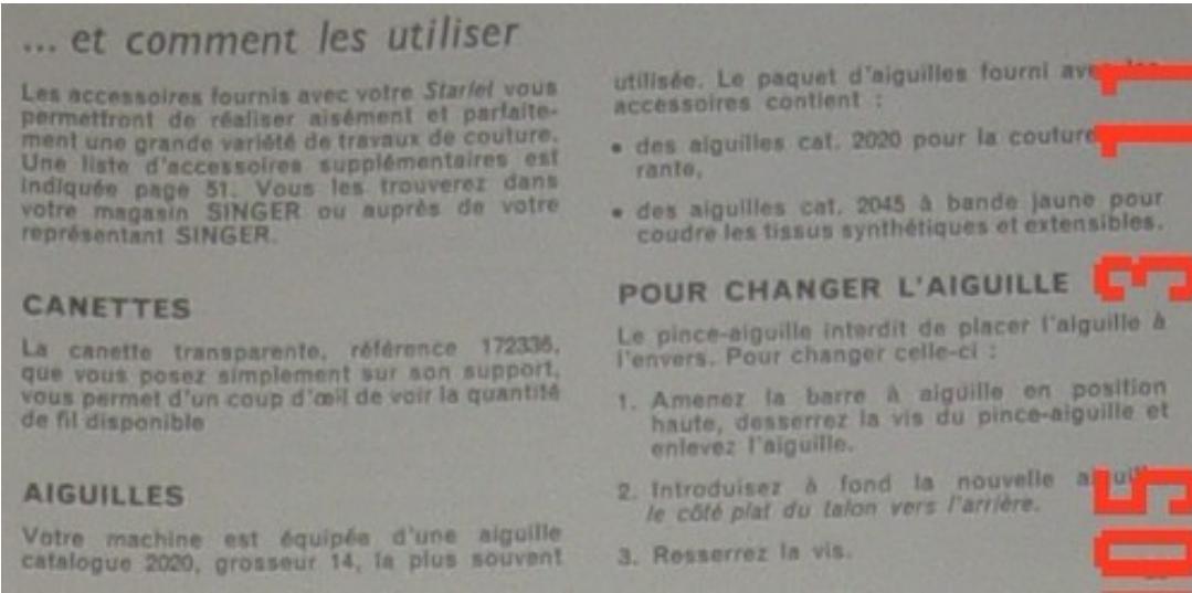 SINGER 354 - POUR OBTENIR UN POINT ZIG-ZAG - 6