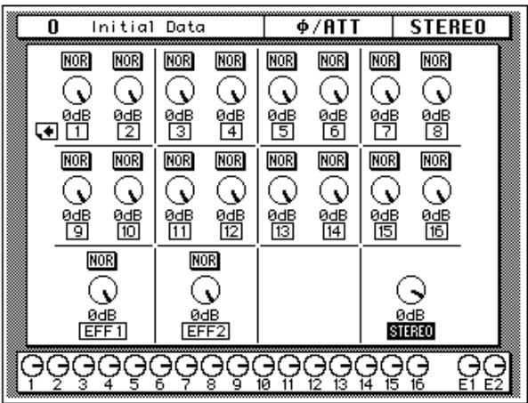 YAMAHA 02R1 - Display Screens - 1
