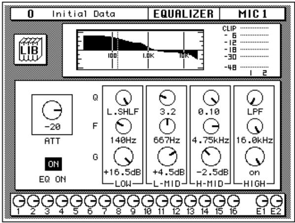 YAMAHA 02R1 - Setting the Frequency - 1