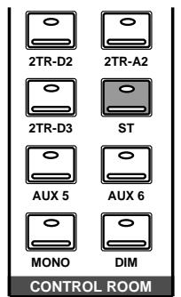 YAMAHA 02R1 - Set the STEREO fader to the 0 dB mark. - 1