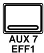YAMAHA 02R1 - Press the (AUX 7) button. - 1