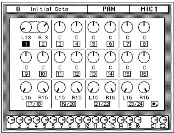 YAMAHA 02R1 - Press the (ENTER) button to connect the channels together. - 1
