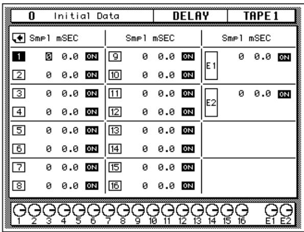YAMAHA 02R1 - Display Screens - 2
