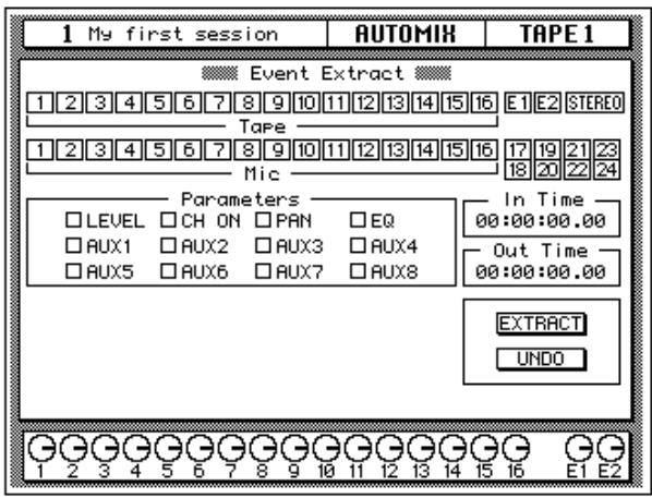 YAMAHA 02R1 - Press the (AUTOMIX) button again. - 1