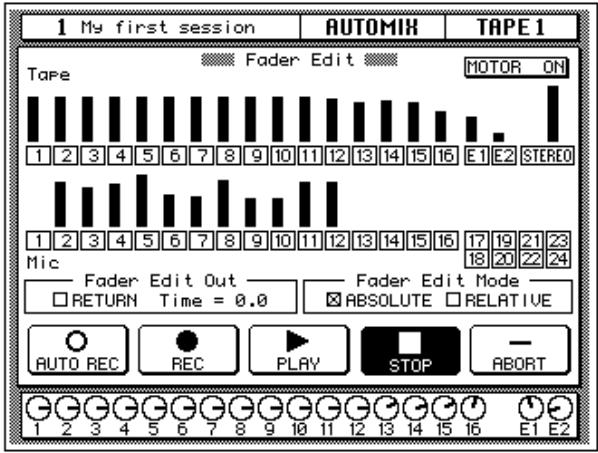 YAMAHA 02R1 - Press the (AUTOMIX) button several times. - 1