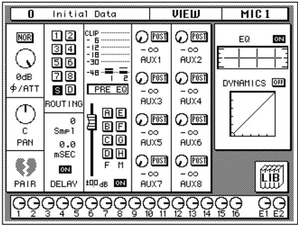 YAMAHA 02R1 - Display Screen - 1