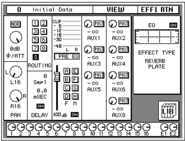 YAMAHA 02R1 - Adjusting the Effect Return - 2
