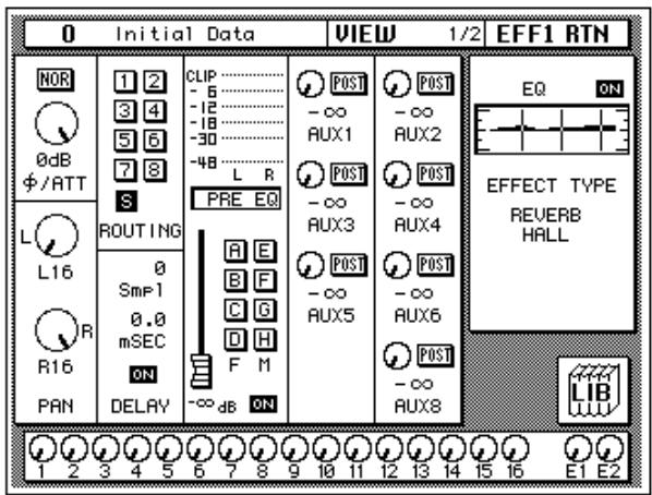 YAMAHA 02RV2 - Adjusting the Effect Return - 2