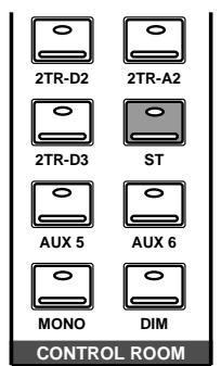 YAMAHA 02RV2 - Set the STEREO fader to the 0 dB mark. - 1