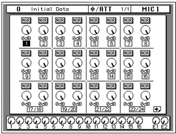 YAMAHA 02RV2 - Phase &amp; Attenuation Pages - 1