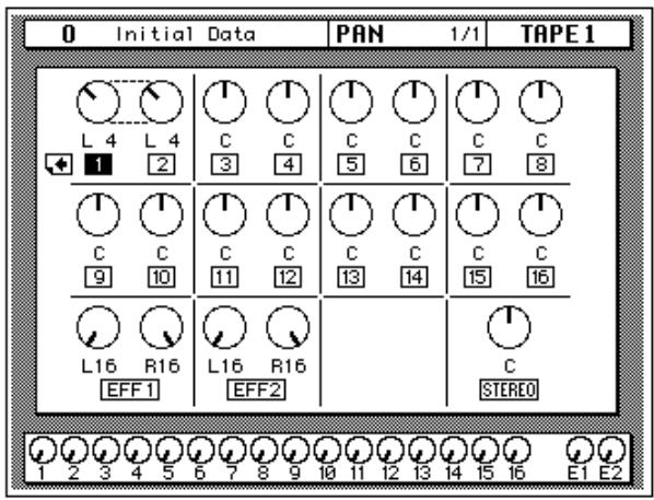 YAMAHA 02RV2 - Press the (ENTER) button to connect the channels together. - 1