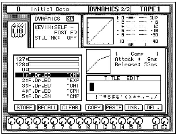 YAMAHA 02RV2 - Storing Dynamics Programs - 1