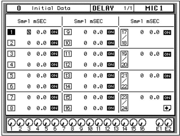 YAMAHA 02RV2 - Delay Pages - 1