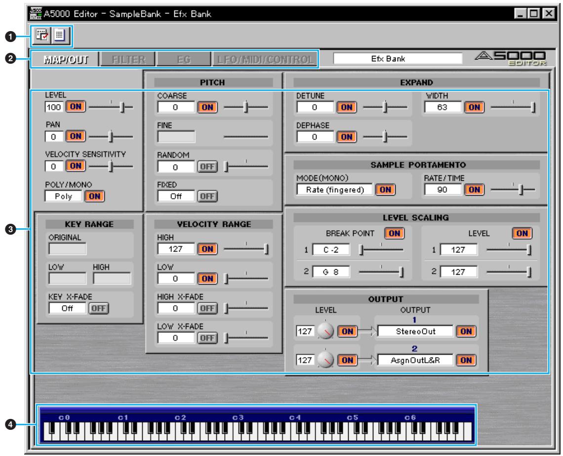 YAMAHA A5000 EDITOR - Sample Edit Window - 1