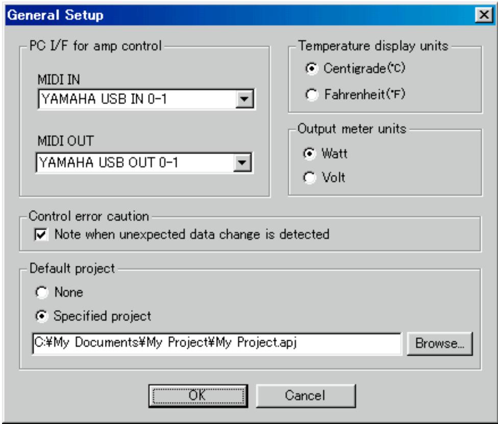 YAMAHA ACU16C - Configurer NetworkAmp Manager - 1