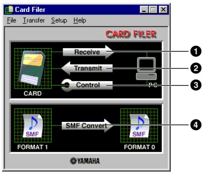YAMAHA CARDFILER - Top display - 1